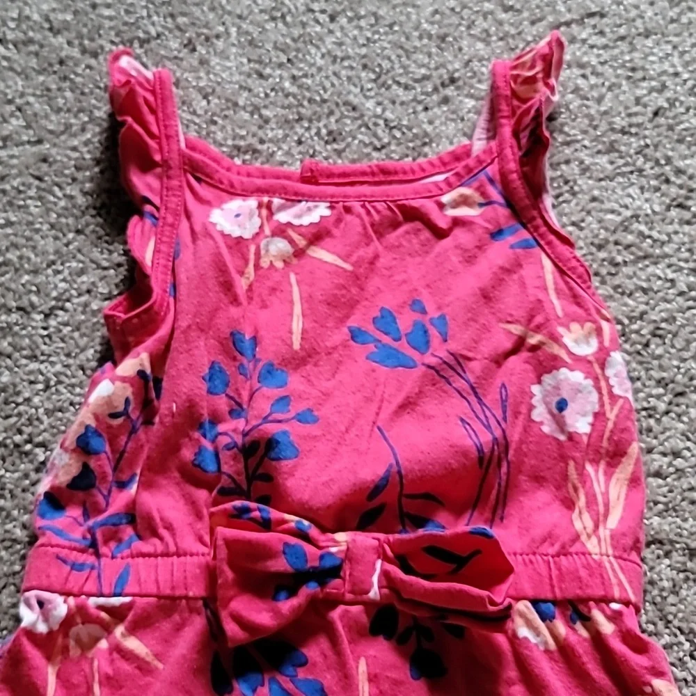 12 month floral romper